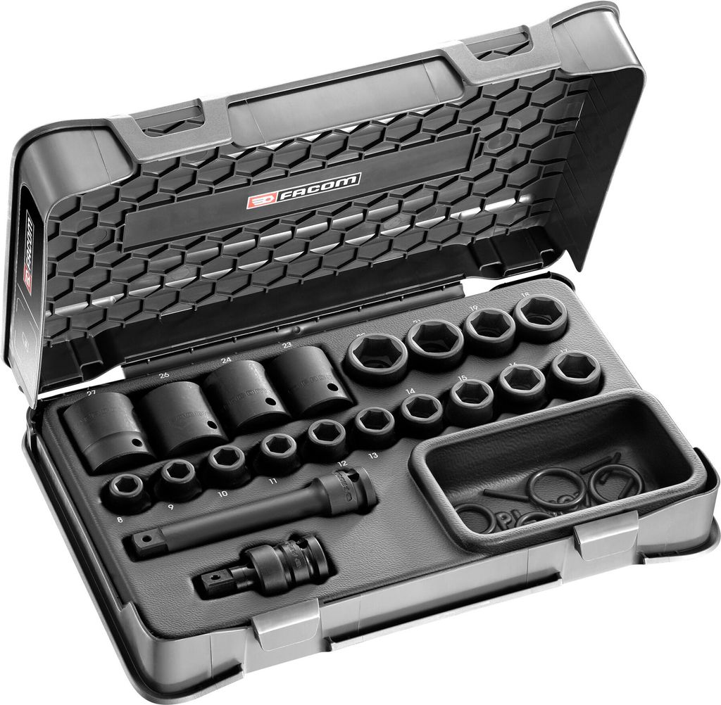 Facom IMPACT-Steckschluessel 1/2Z, Set 20-tl
