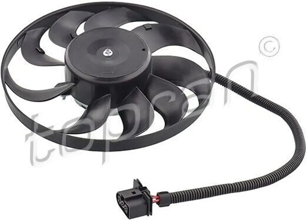 Ventilateur de radiateur TOPRAN 107 706 pour Audi A3 8L et Golf IV 1J