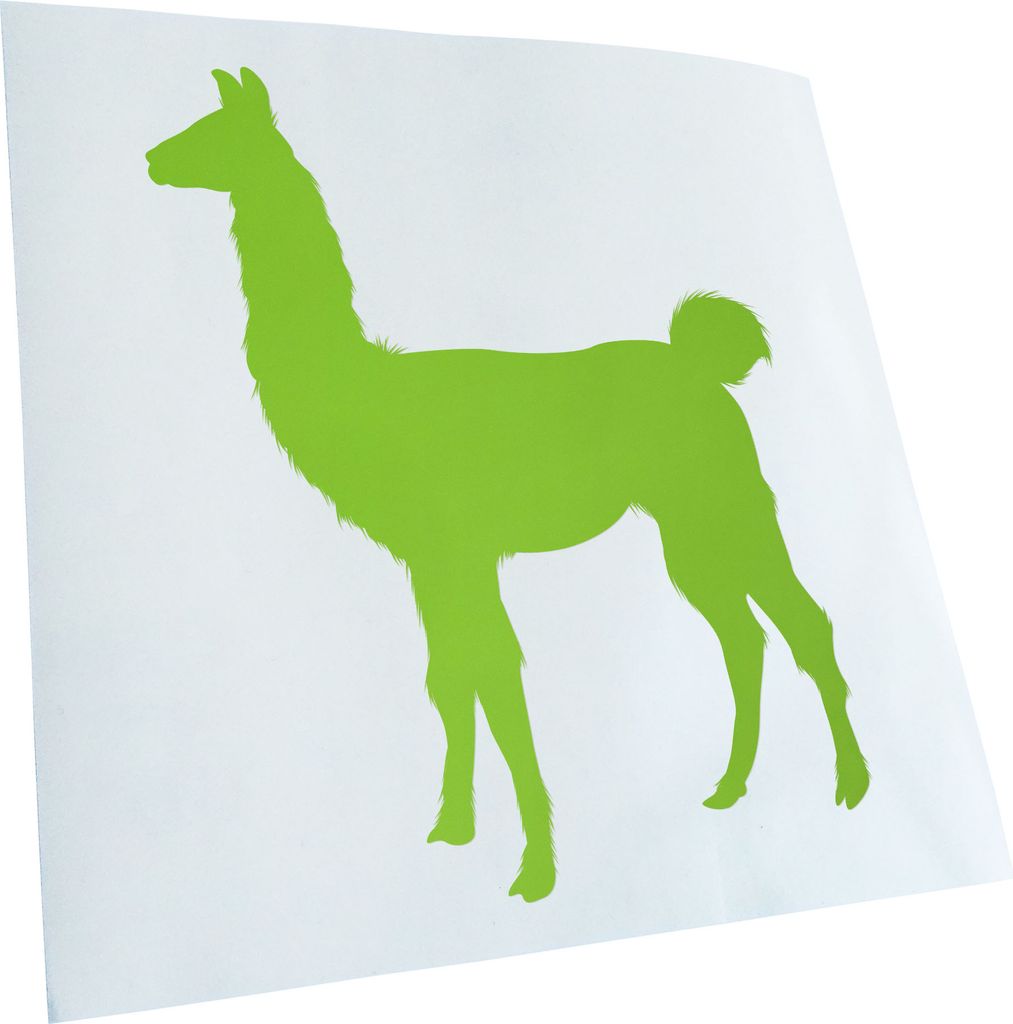 hauptsachebeklebt Kiwistar - Autoaufkleber - Lama Alpaca Kamel Heckscheibe - Aufkleber für Auto Kfz Fahrrad, LKW, Truck Mofa