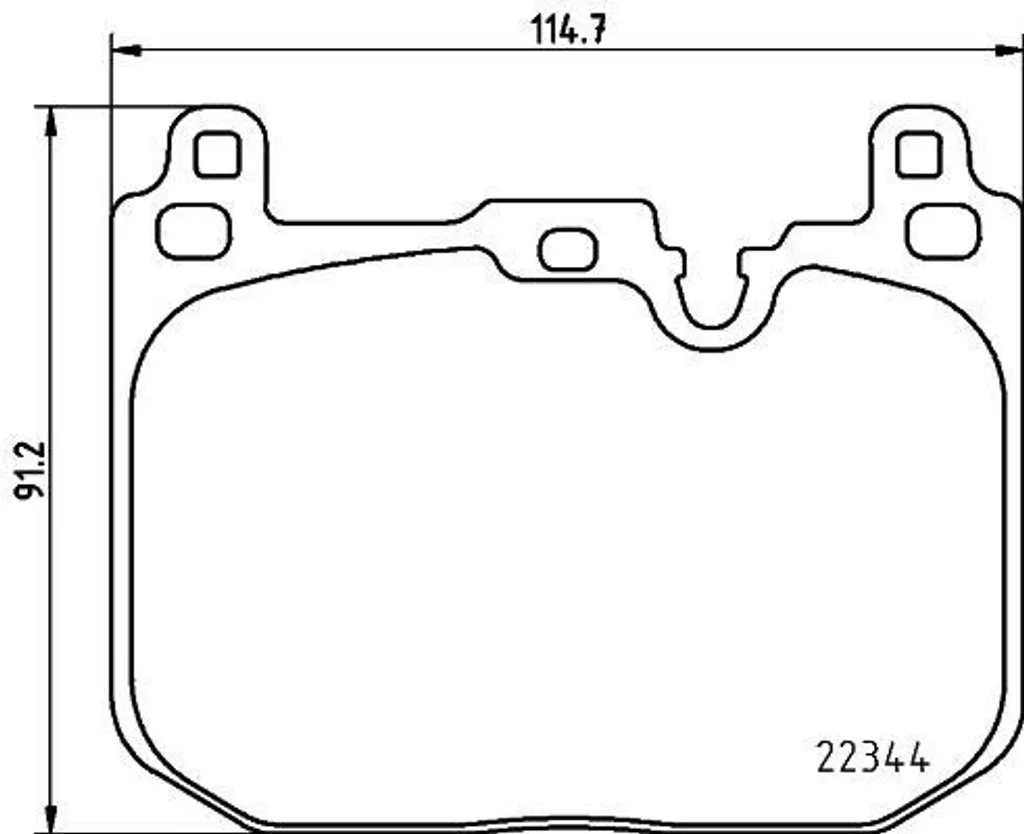Plaquettes de frein haute performance OE 34106860020 pour MINI Série F