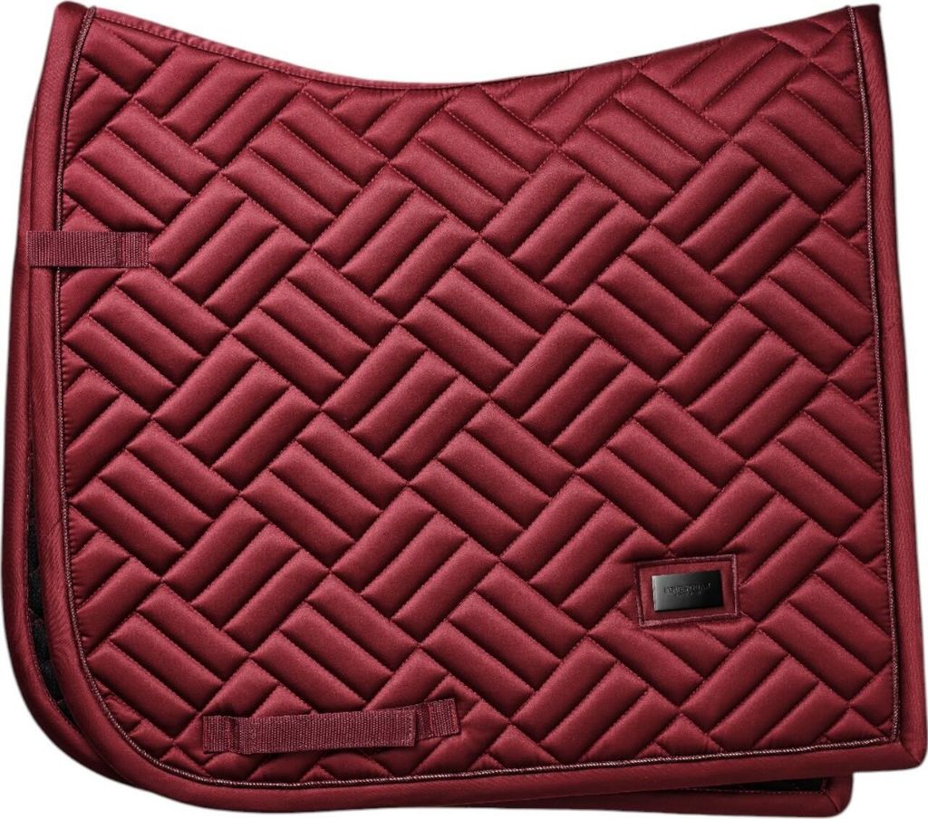 Equestrian Stockholm Dressurschabracke Modern Bordeaux Schabracke Modern Bordeaux Full