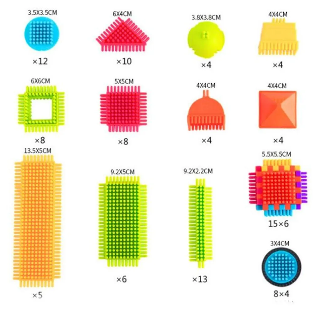 Boîte de briques 200el multicolore pour activité manuelle et éveil - 3