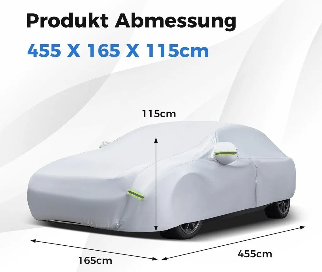 Housse de voiture imperméable et résistante pour berlines compactes - 2
