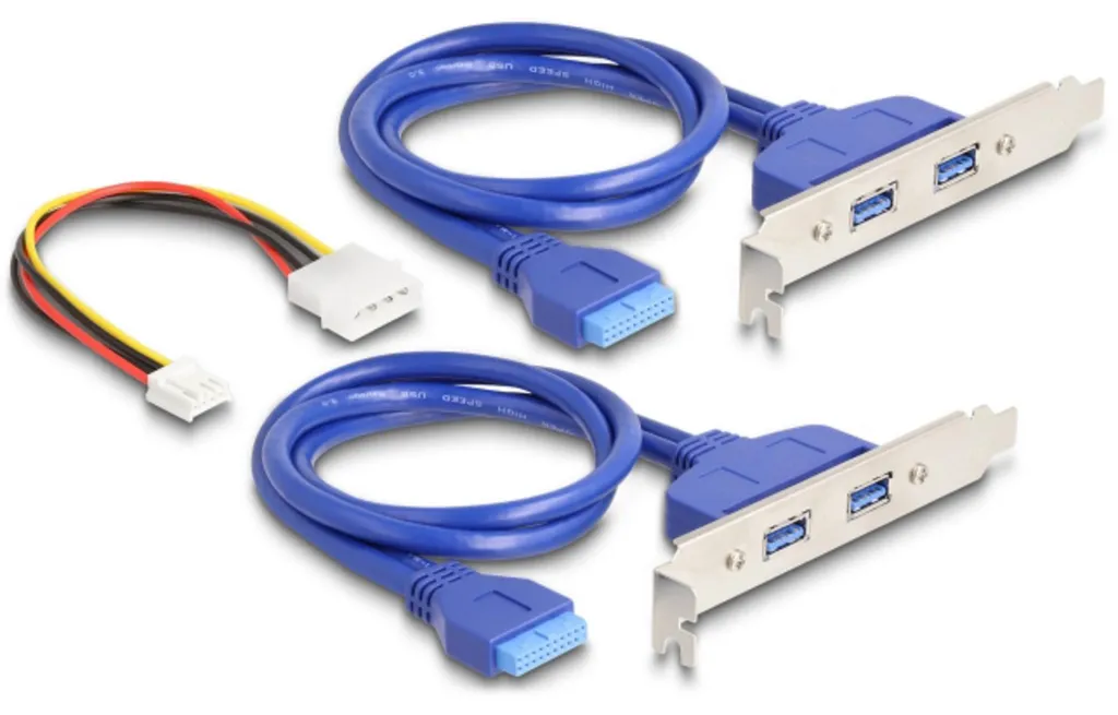 Extension 4 ports USB pour Slot M.2 - Solution de câblage interne 50cm - 3