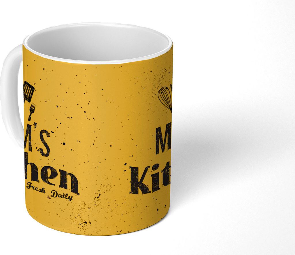 MuchoWow Tasse Kaffeetasse Kaffeebecher 350 ml Küche - Mutter - Vintage Teetasse - Fototasse - Becher - Keramikbecher - Teebecher - Kaffeetasse ...
