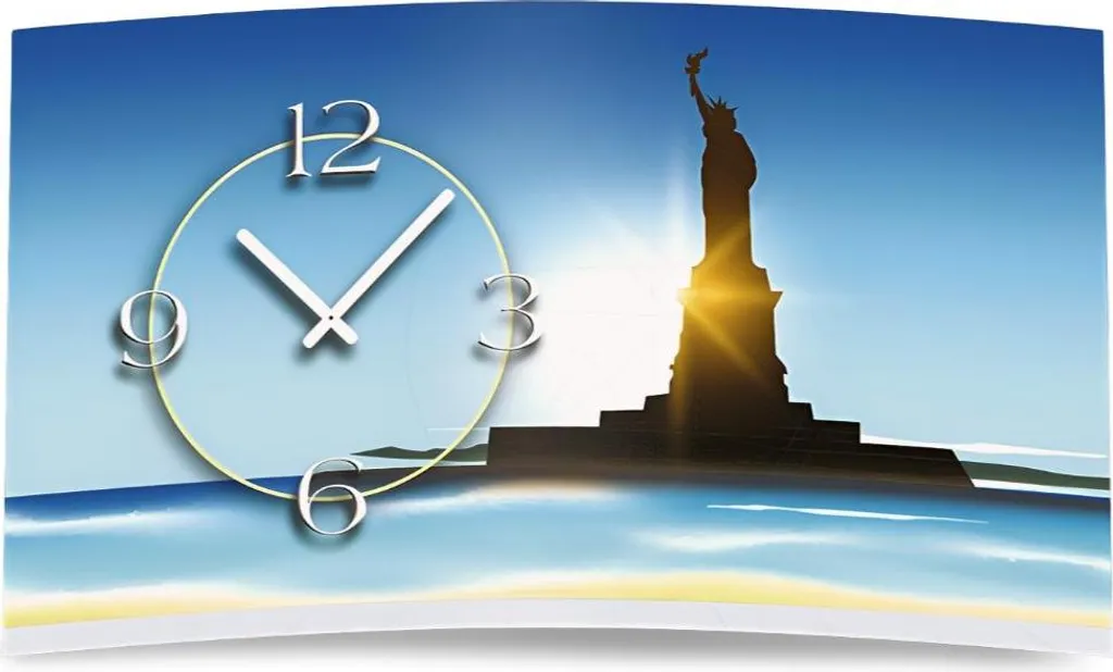 Orologio Artistico DIXTIME 3D-0378 Statua della Libertà Modern Wall Art