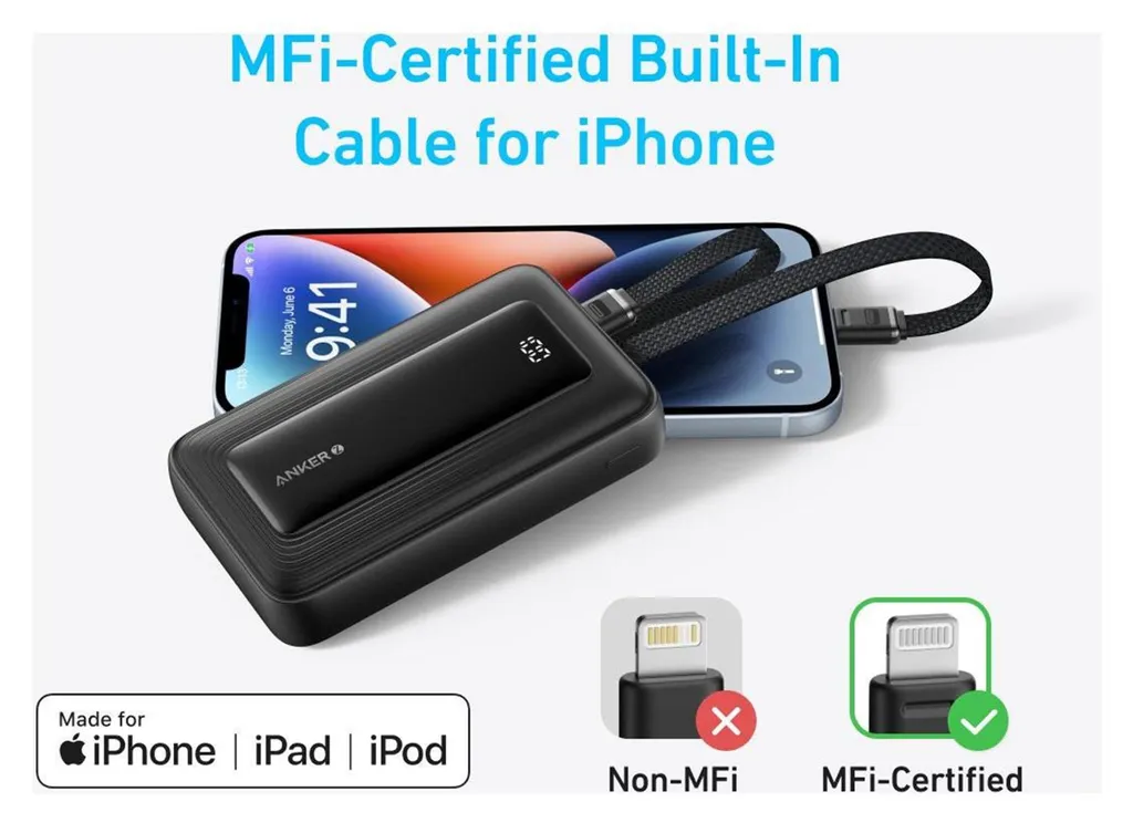 Anker 10000mAh 30W : Finissez-en avec les Câbles Oubliés et la Batterie Faible