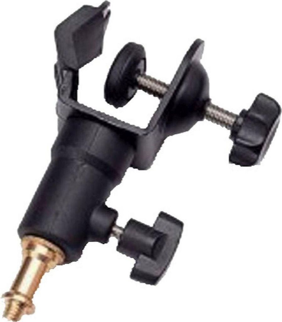 Falcon Eyes Rohrklemme CL-35M mit Adapter Spigot für 35-mm-Rohre Wandtische