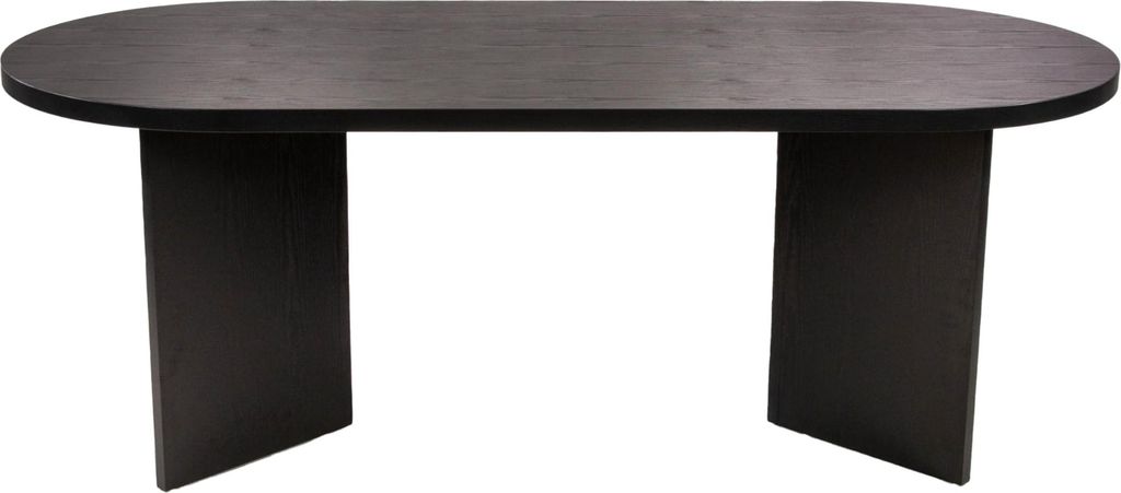 Esszimmertisch Ovi | 204 x 90 cm | Holz Schwarze-Optik | Produktbild 