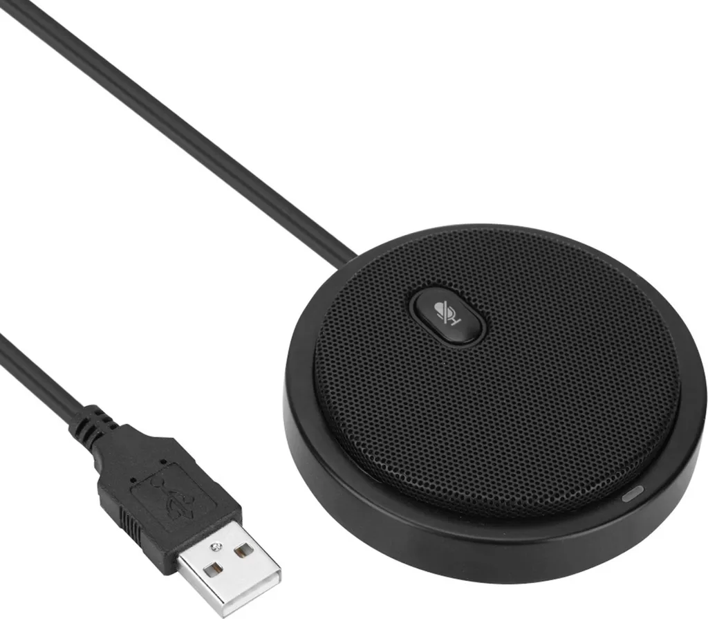 M2 Micro de Conférence Filaire Omnidirectionnel USB Noir pour PC - 2