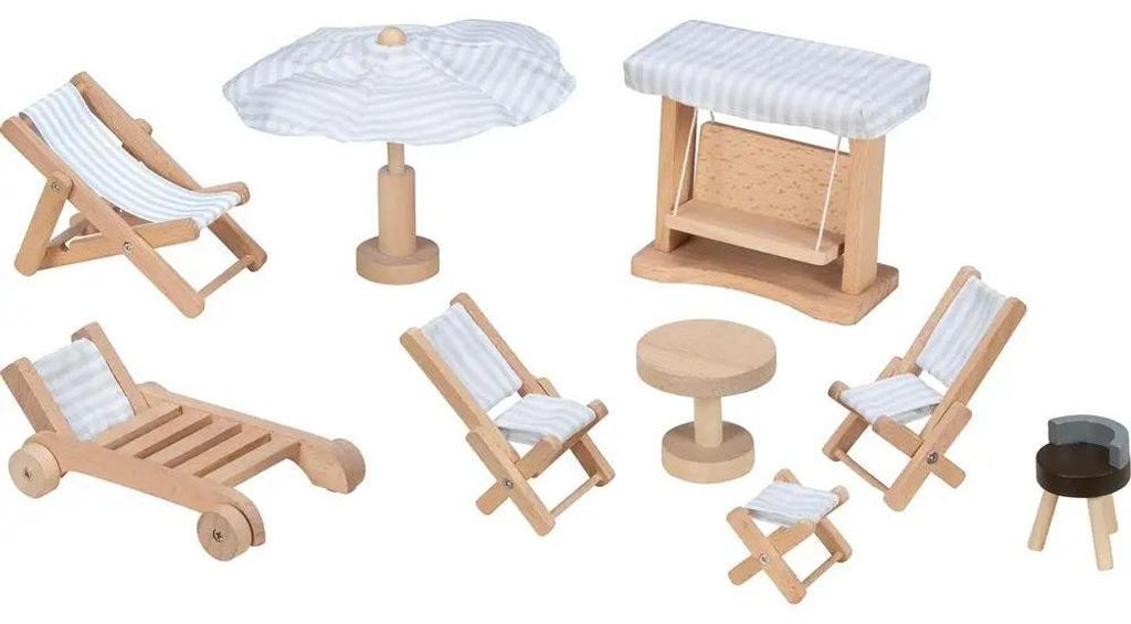 Záhrada s nábytkom pre bábiky Obrázok produktu 