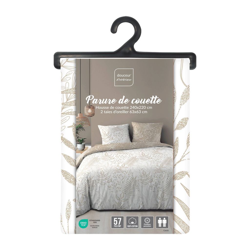 Set di biancheria da letto in cotone CASSIA, 240 x 220 cm Immagine del prodotto 