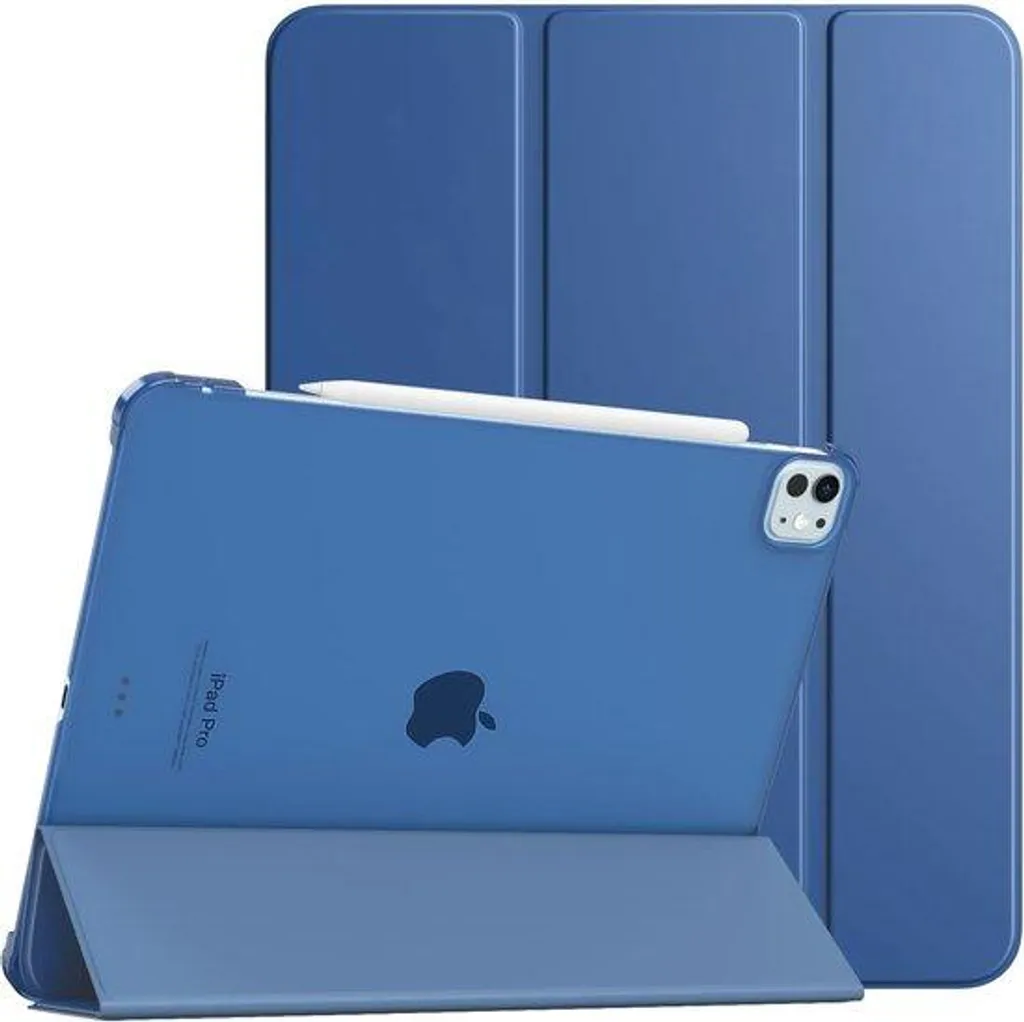 Étui iPad Pro 13 M4 2024 avec dos transparent compatible Apple Pencil Pro