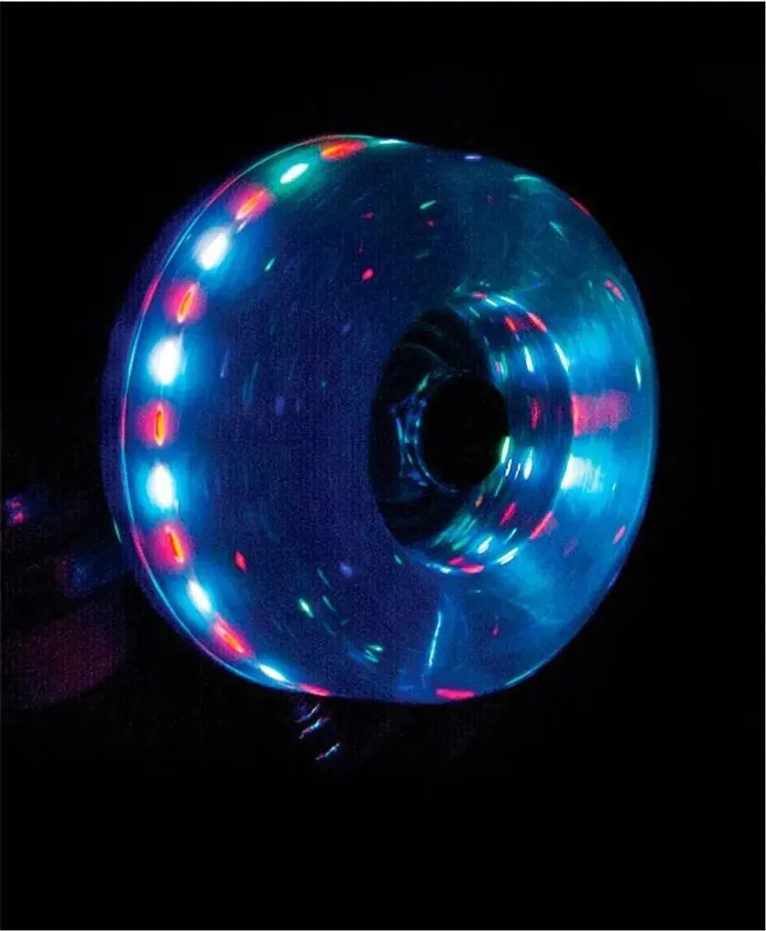 Rio Roller Light Up Rad Bleu S Roues LED Auto-alimentées Lot de 4 - 2