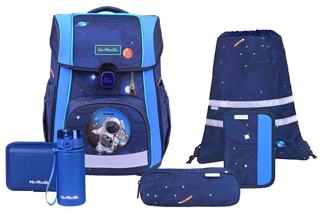 McNeill zaino della scuola Bravo Schoolbag Set 9 -pezzi Immagine del prodotto 