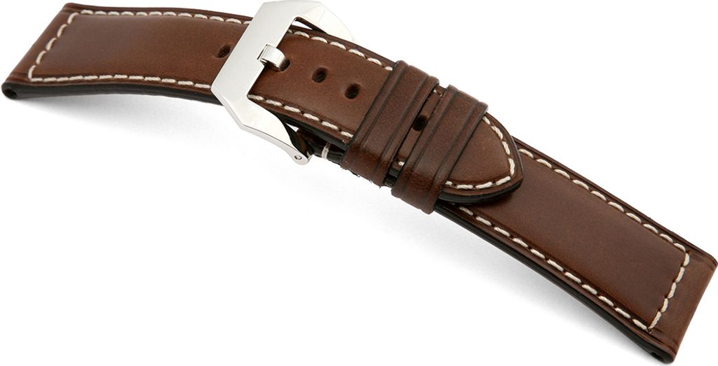 Happel Lederband Happel PAN 24mm mokka gleichlaufend XL