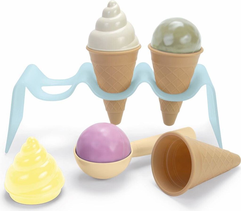 Pastellblaues Eiscreme-Set / Dantoy