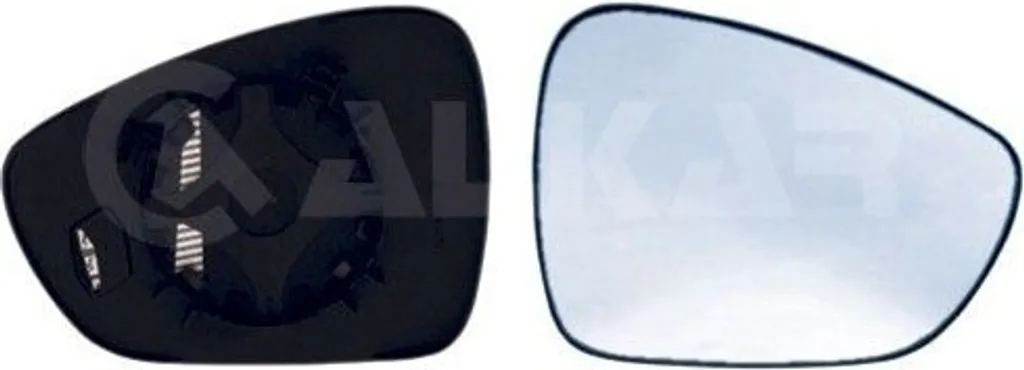 Miroir droit Alkar 6432860 : remplacez votre vitre de rétroviseur