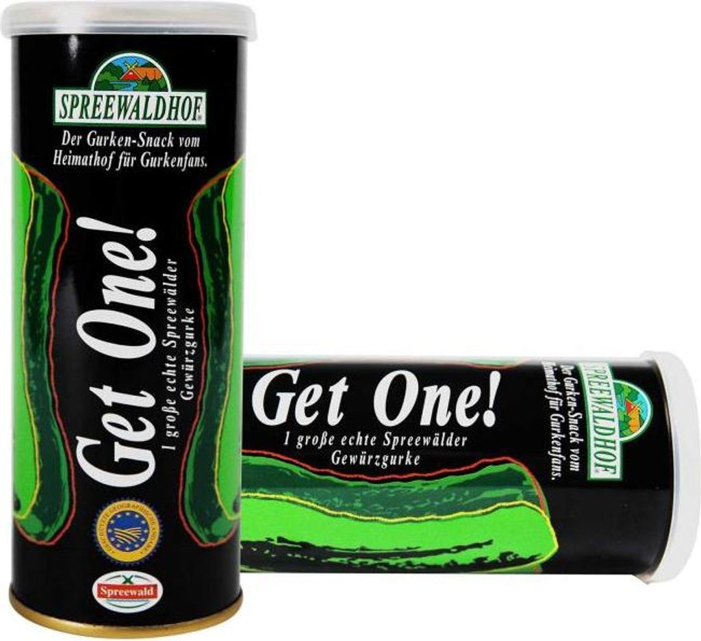 Gurken Snack Get One - Die Gewürzgurke aus der Dose (1 Produktbild 