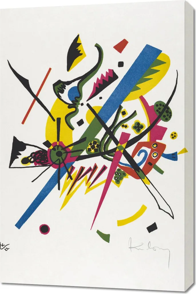 Obraz 60x90cm Piccoli mondi I, Wassily Kandinsky Salone vintage