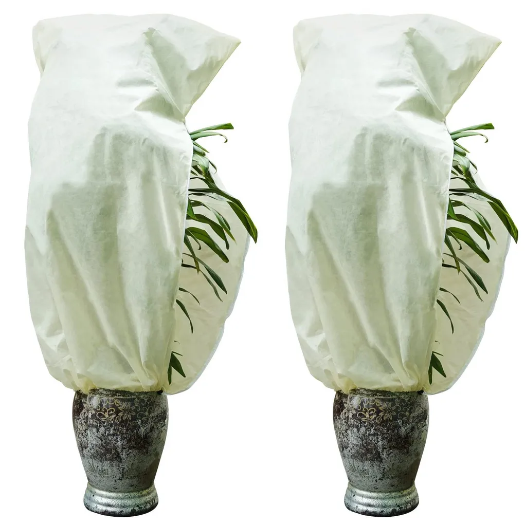 Housse d'hivernage pour plantes en toile anti-gel 120x180 cm épaisseur 50g
