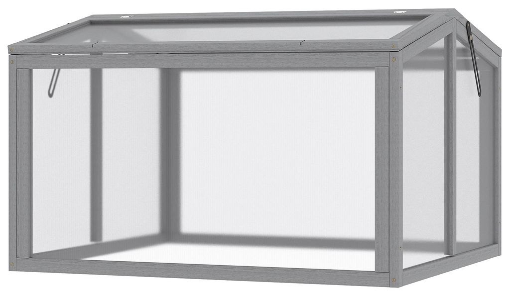 Outsunny Serre Nursery avec couvercle en bois et Image du produit 