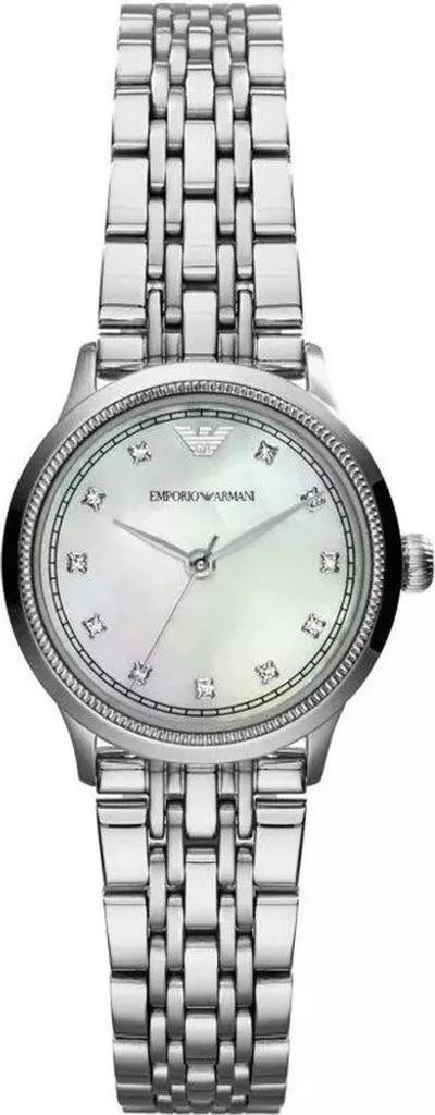 Montre Analogique Emporio Armani Étanche en Acier Inoxydable Haut de Gamme