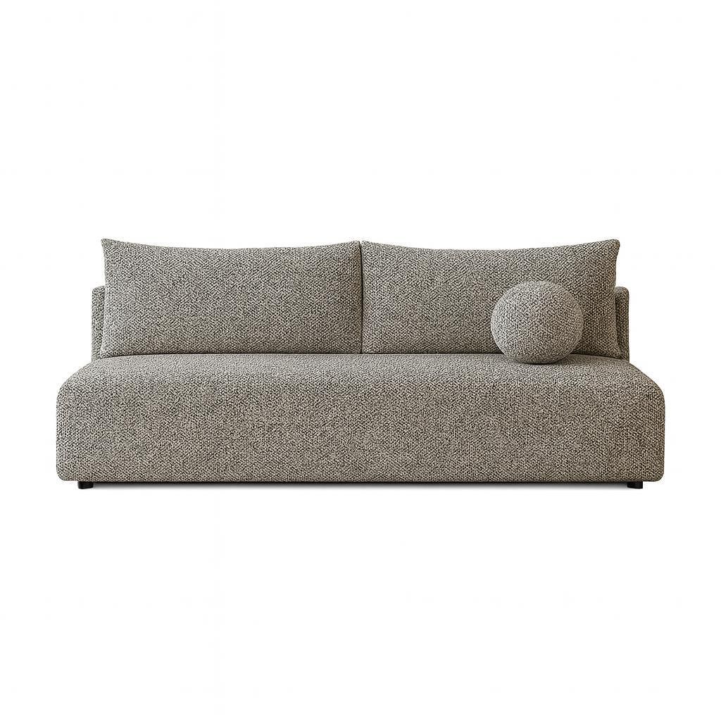 A studio shot of a sofa against a white background.