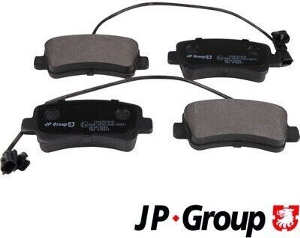 JP GROUP Bremsbeläge Satz Hinten für OPEL Movano B Kastenwagen (X62) 1263701810