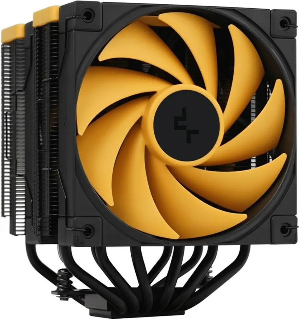 DeepCool AK620 Zero Dark Zoria: Dissipatore CPU 260W TDP Nero e Giallo