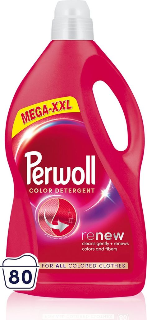PERWOLL Renew Color 4 l (80 pran)