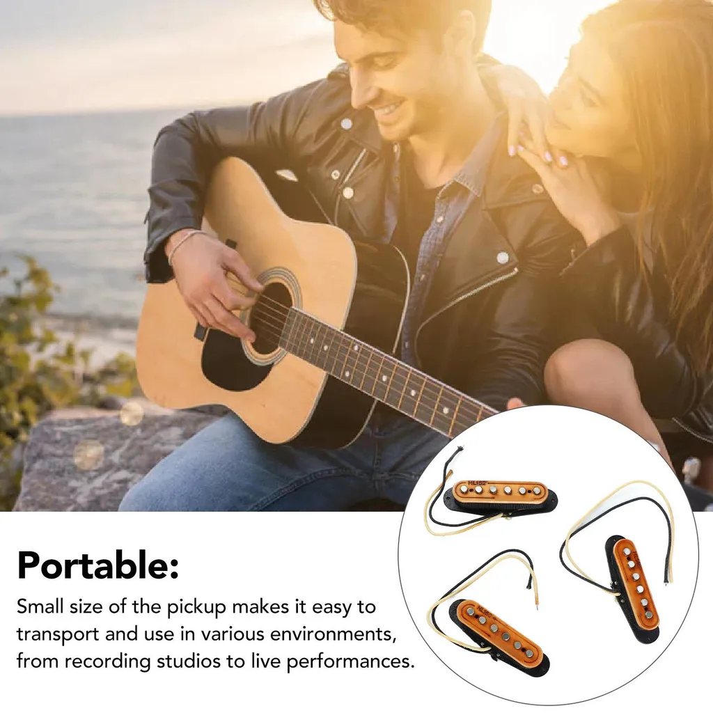 Kit Micros Guitare en Érable pour Customisation Instrument 6 Cordes - 19