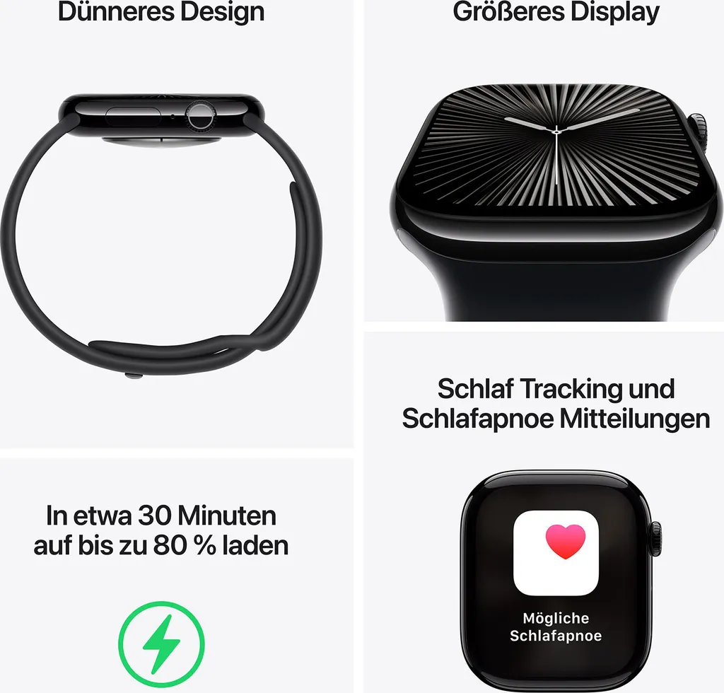 Apple Watch Series 10 42 mm Jet Black : Ne Manquez Plus Aucune Alerte - 6