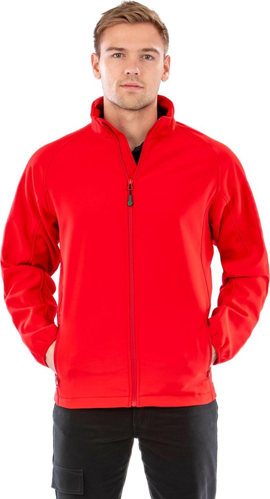 Result Genuine Recycled - Softshelljacke, Zum Bedrucken für Herren BC4888 (M) (Rot)
