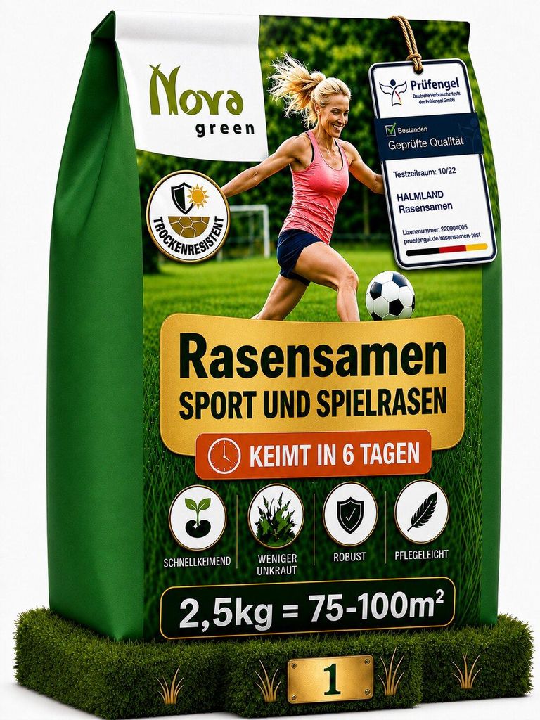 Premium Rasensamen  Sport&Spiel 2,5kg = 100m² Produktbild 