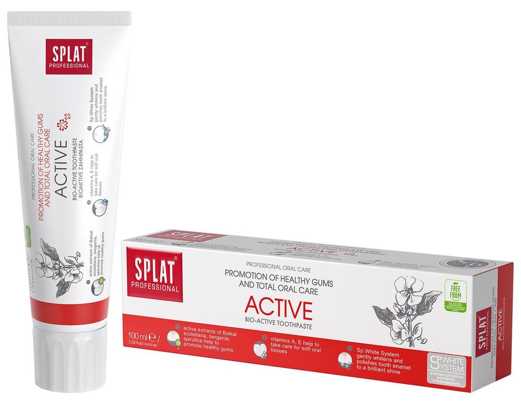Dentifrice pour des gencives saines Active 100 ml Image du produit 