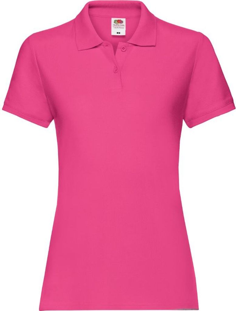 Poloshirt für Damen Lady-Fit Premium Polo - Fuchsia, XS