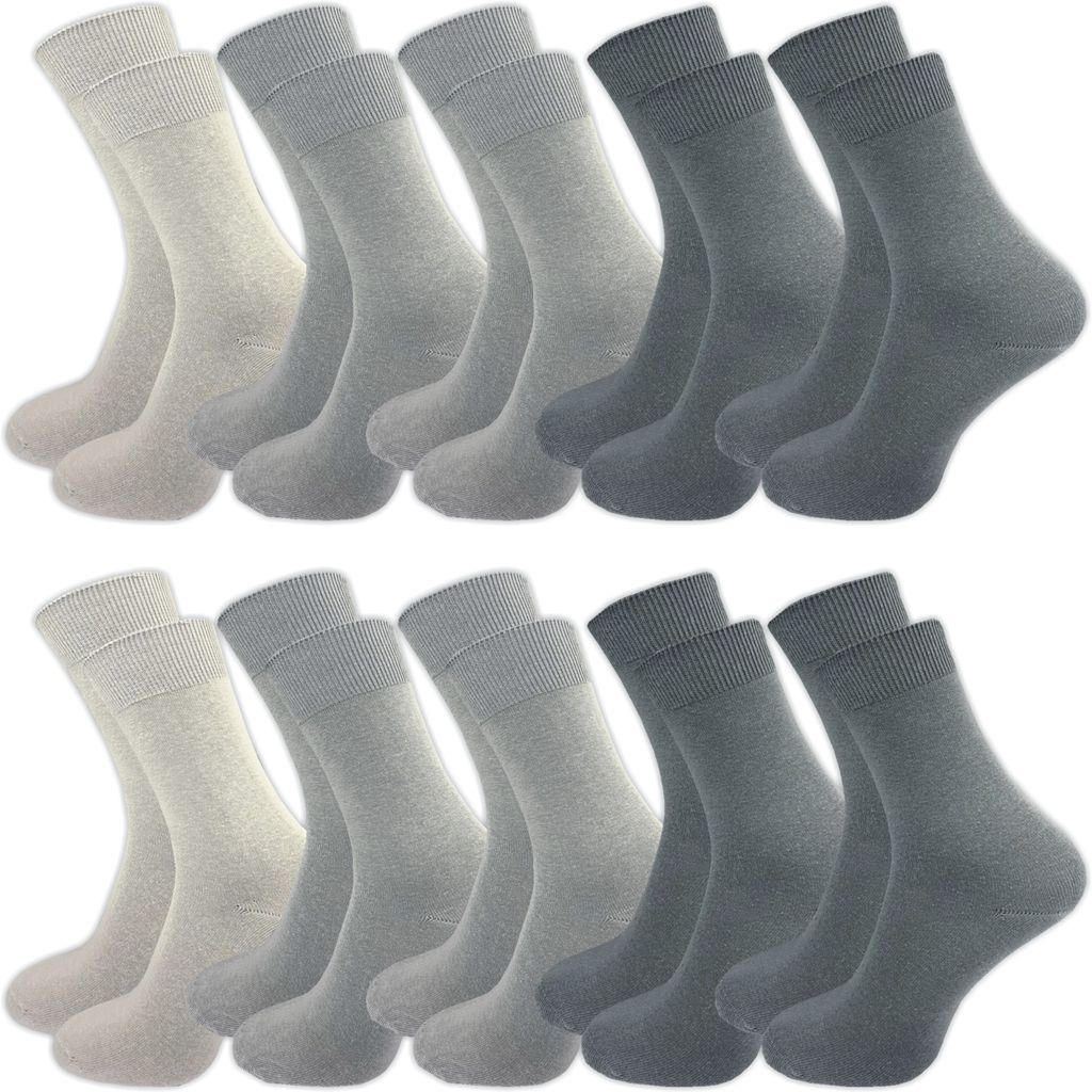 10 Paar Damen & Herren  Socken aus 100% Baumwolle | Produktbild 