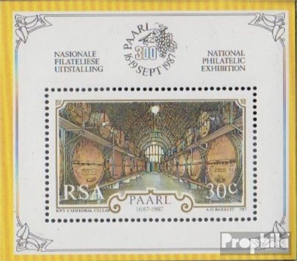 Briefmarken Südafrika 1987 Mi Block19 (kompl.Ausg.) Produktbild 
