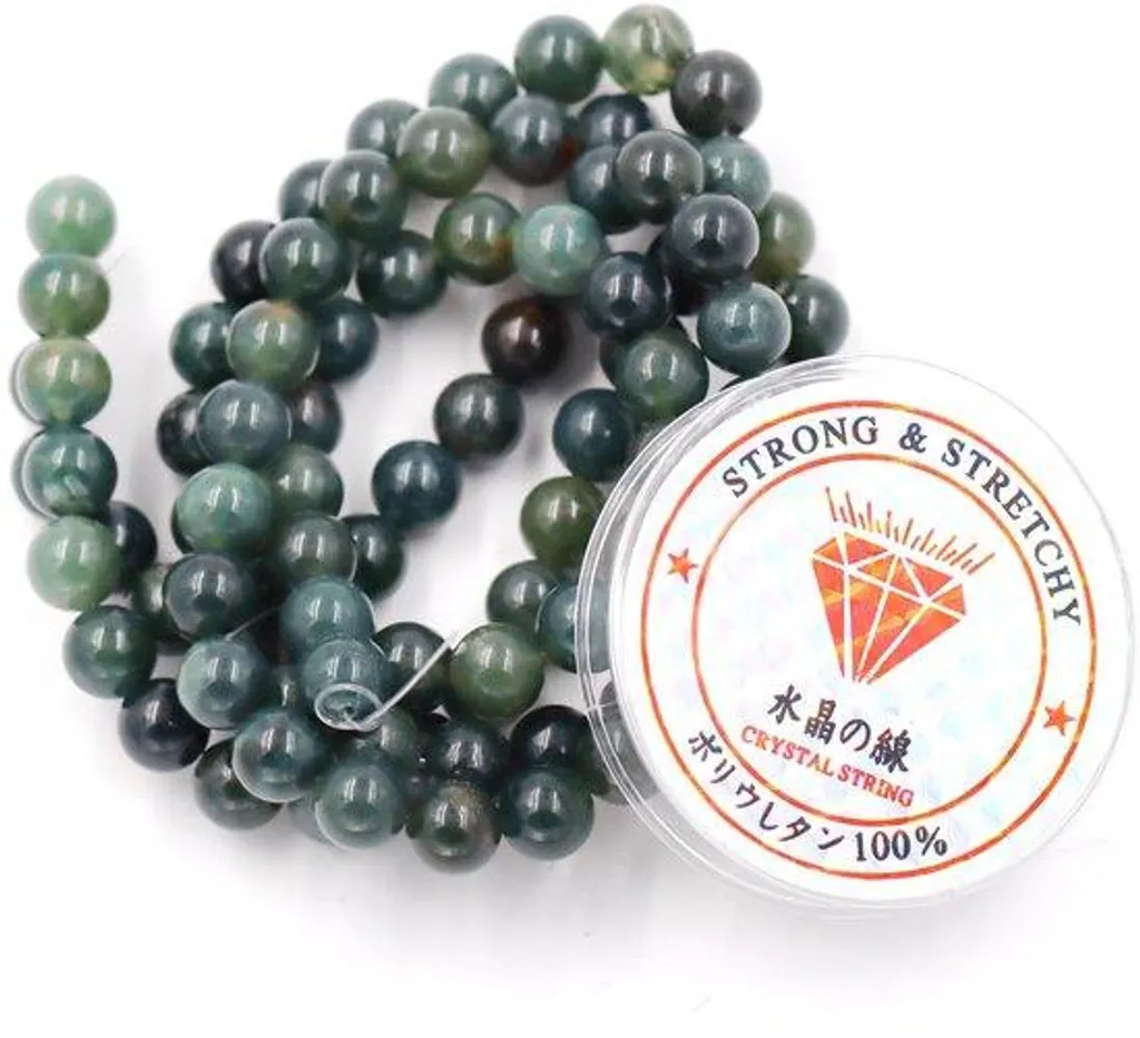 Réparer ou créer votre bracelet énergétique 10 mm - 76 perles + cordon