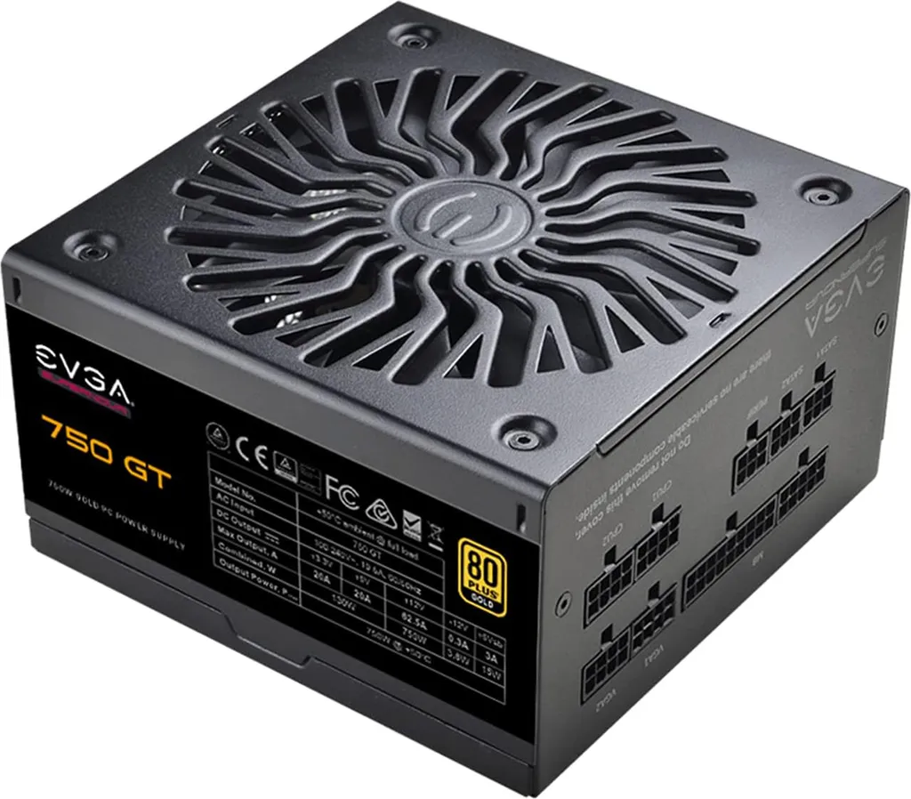 Bloc d'Alimentation ATX 750W EVGA SuperNOVA GT Modulaire pour PC Gamer