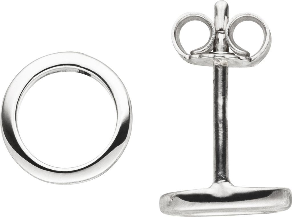 Ohrstecker Kreis 925 Sterling Silber Ohrringe