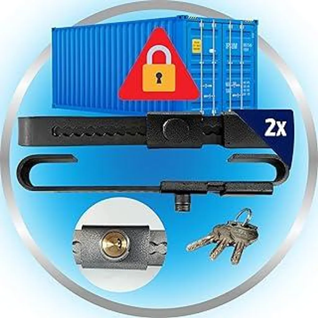 Chiusura Sicurezza Container TronicXL 2 pz Acciaio Temprato Camion
