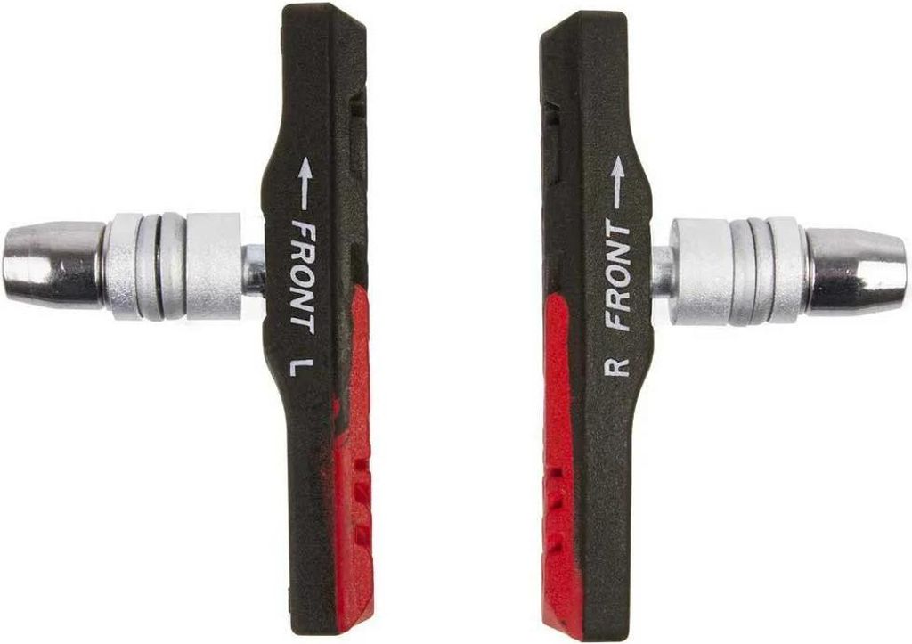 M-Wave BPR-VC-Dual Bremsschuh V-Brake Felgenbremse Bremsbeläge Fahrrad asymmetrisch