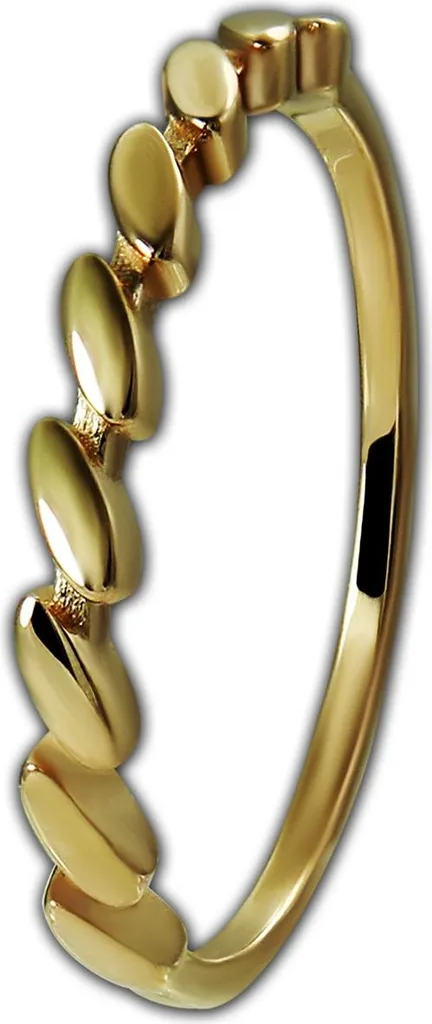 Bague Or Jaune 333 Design Wave Délicat Taille 54 GoldDream D2GDR562Y54