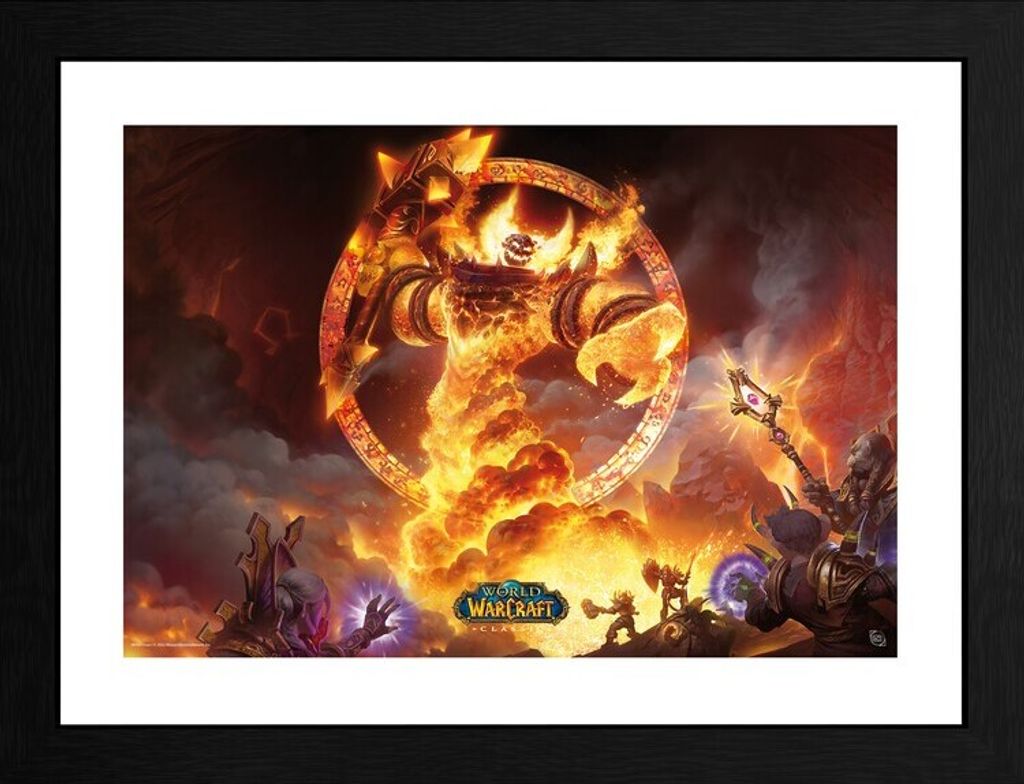 World of Warcraft - Ragnaros - Gerahmter Kunstdruck Produktbild 
