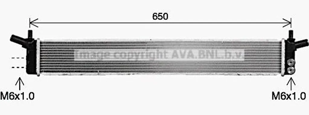 Radiateur Haute Performance AVA TO2783 Compatible Auris G901002010