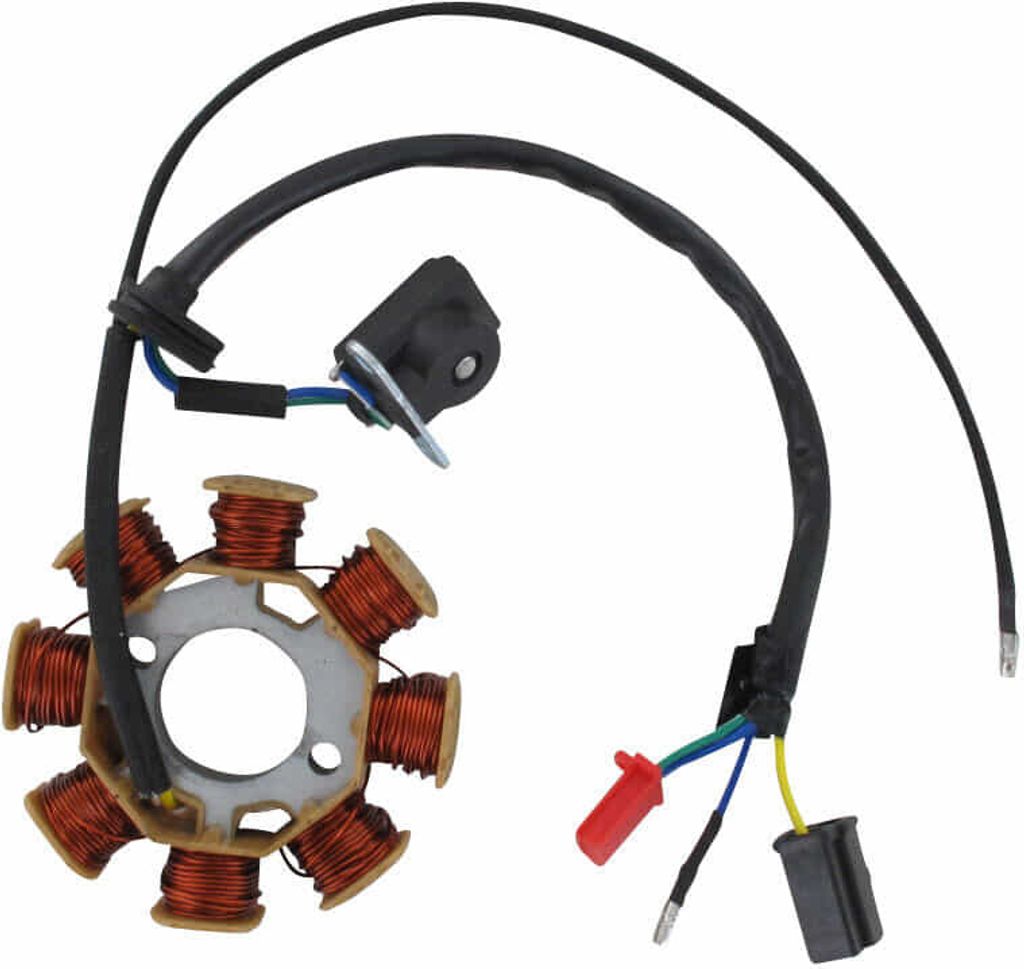 Stator 25km/h Euro4 Lichtmaschine Generator 31120-SQ5A-9125 Motorroller.de Stromgenerator Ankerplatte Zündplatte Zündgrundplatte Moped Mokick Ers...