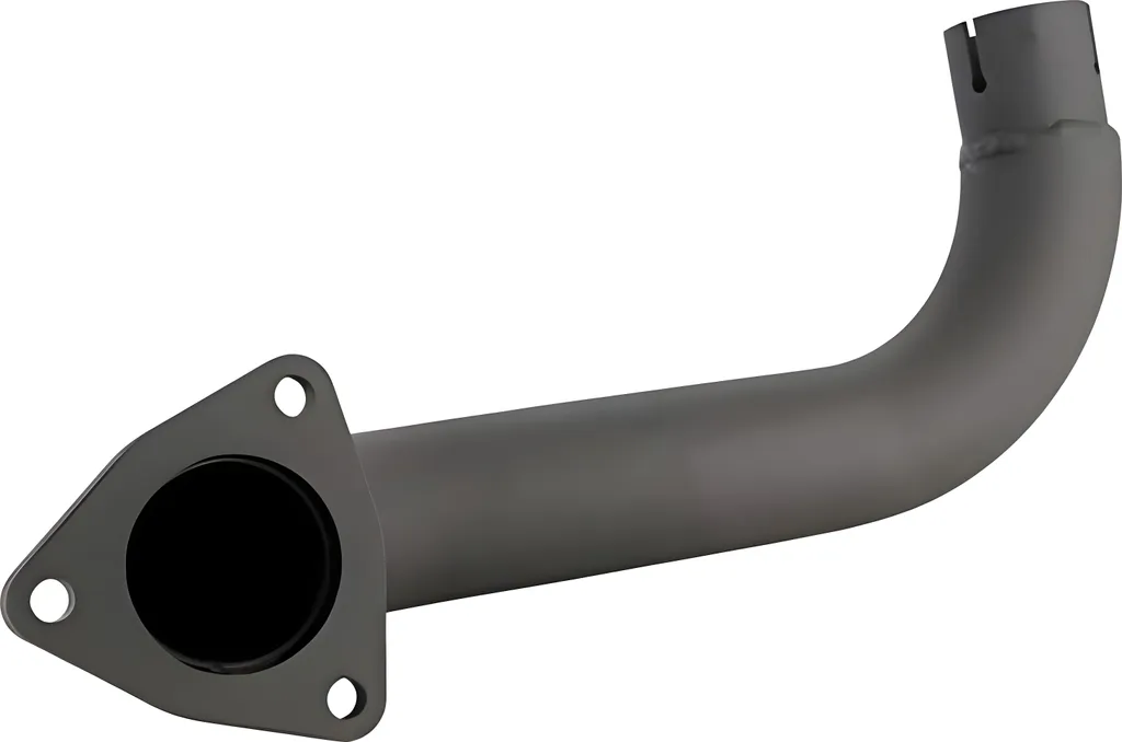 Coude Giannelli Vintage en acier noir pour moteur Piaggio sans ABE