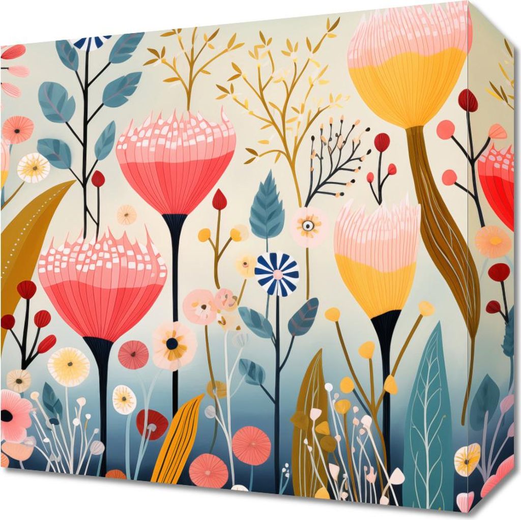 Bild 30x30cm Traumgarten